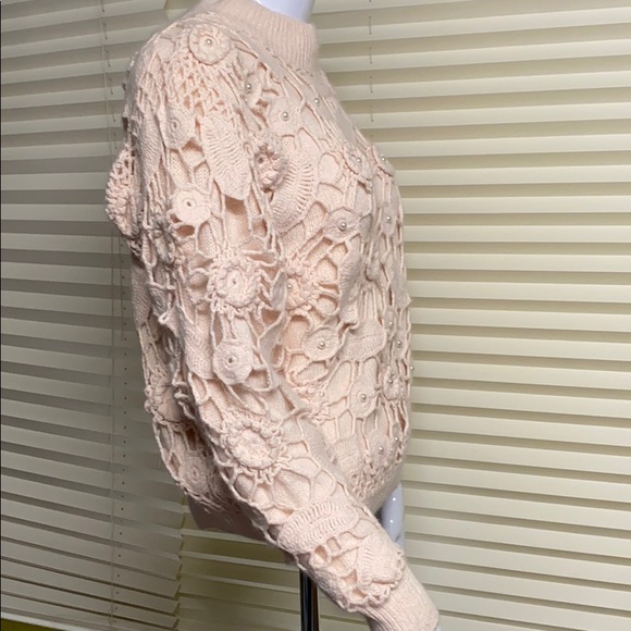 Gantos Vintage Silk Angora L-Wool Lt. Pink Sweater - Picture 8 of 12